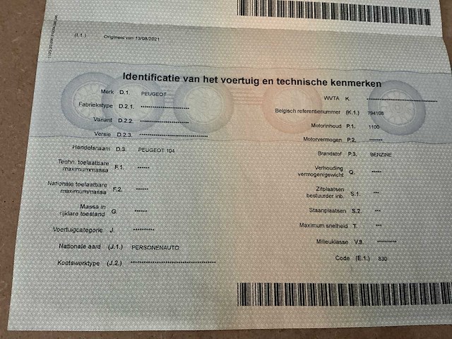 Peugeot 104gr oldtimer - afbeelding 31 van  38