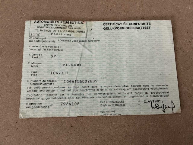 Peugeot 104gr oldtimer - afbeelding 29 van  38