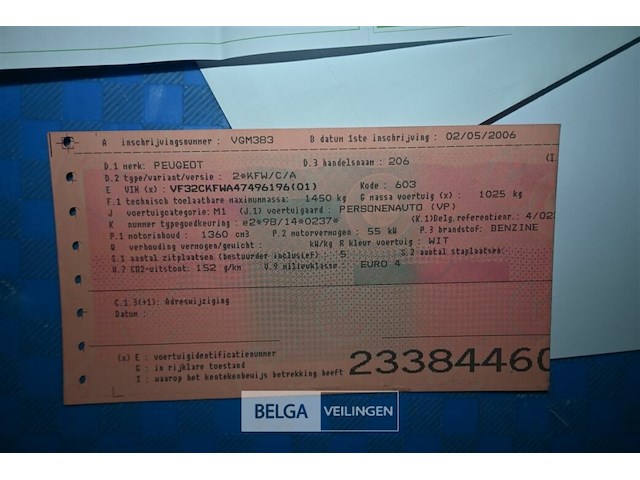 Peugeot 206 - afbeelding 17 van  20