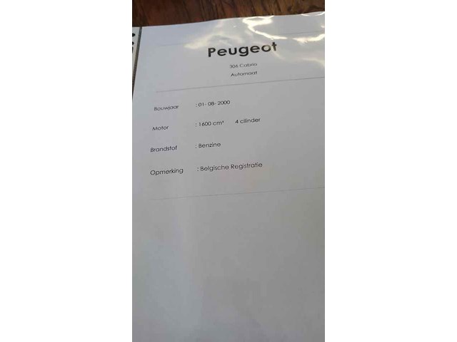 Peugeot 306 cabrio, 2000 - afbeelding 14 van  22