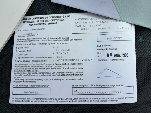 Peugeot 306 oldtimer - afbeelding 26 van  33