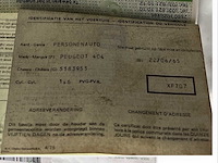 Peugeot 404 oldtimer - afbeelding 13 van  20
