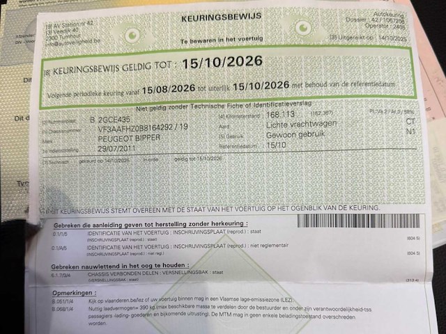 Peugeot bipper lichte vracht - afbeelding 6 van  21