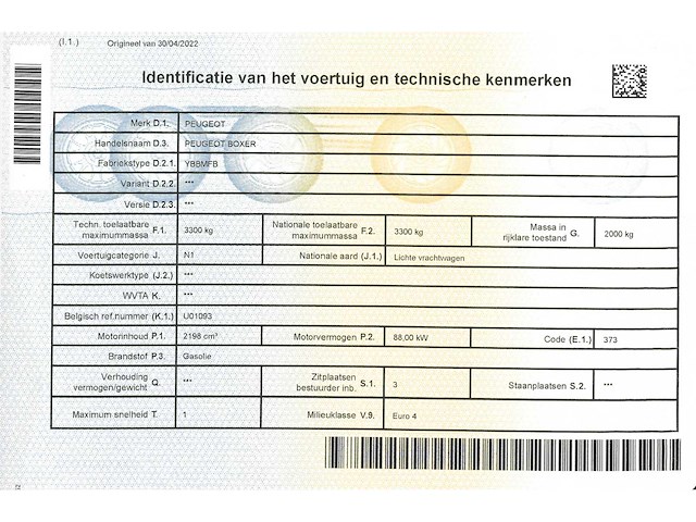 Peugeot boxer lichte vrachtwagen - afbeelding 6 van  17