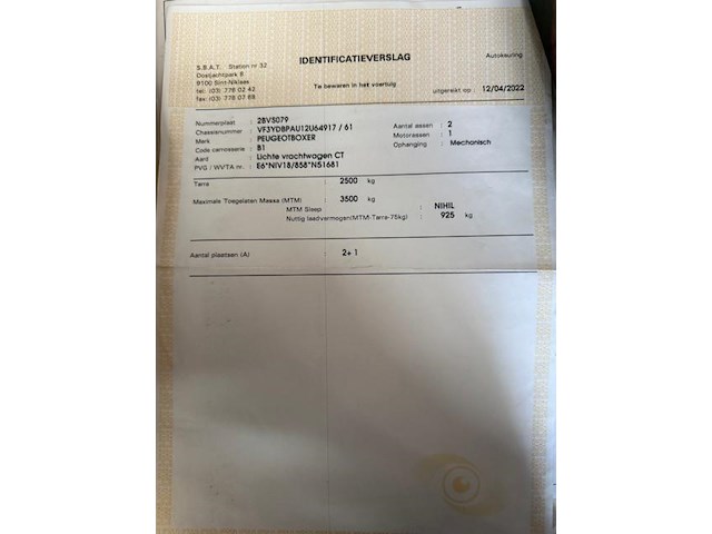 Peugeot boxer, meubelbak (2022 / vf3 ydb pau 12 u64 917) - afbeelding 15 van  23