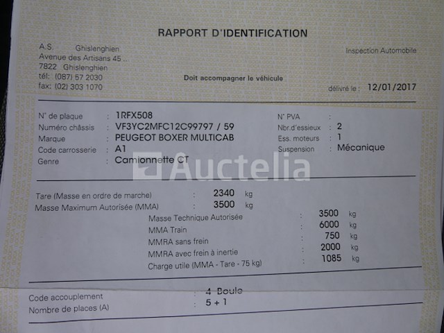 Peugeot boxer multicab bestelwagen (2016-150,527 km)(vin: vf3yc2mfc12c99797) - afbeelding 28 van  35