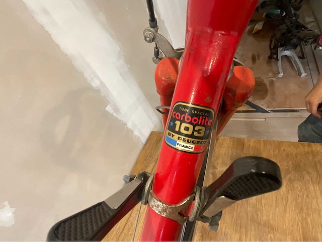 Peugeot carbolite 103 racefiets - afbeelding 7 van  7