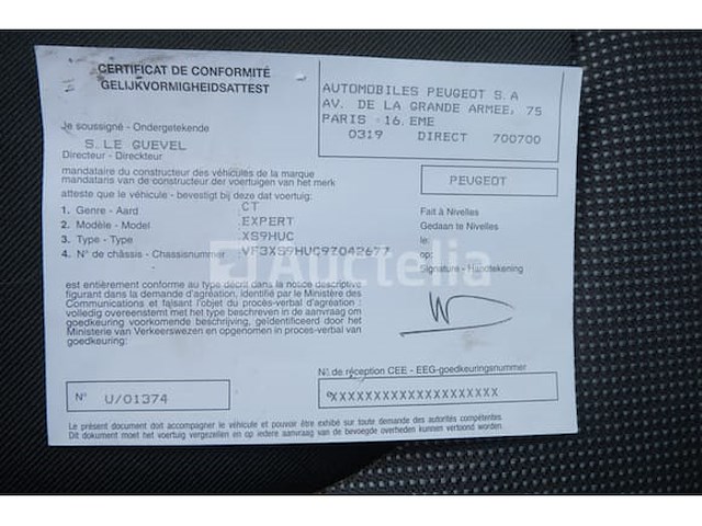 Peugeot expert bestelwagen (2010-141,755 km) - afbeelding 35 van  53