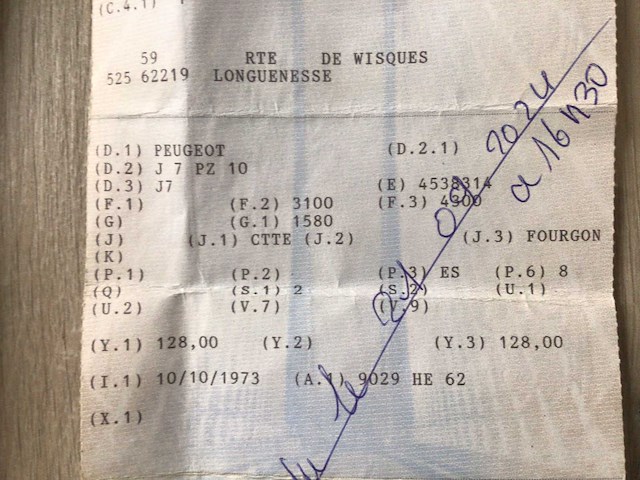 Peugeot j7 j7 vintage auto's > 15 - afbeelding 26 van  27