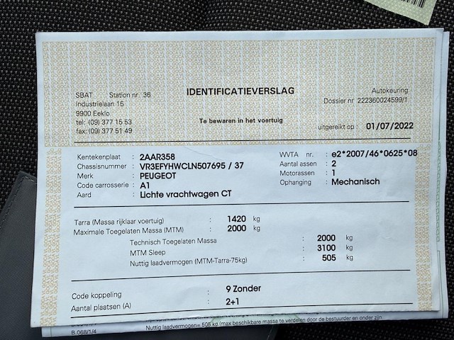 Peugeot partner, 2020 - afbeelding 11 van  20