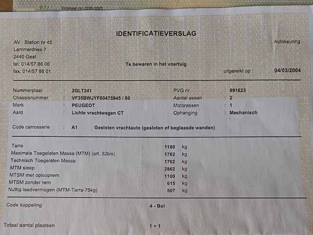 Peugeot partner lichte vracht 1.9 diesel - 175.598 km - trekhaak - ruime afgesloten laadruimte - afbeelding 6 van  17