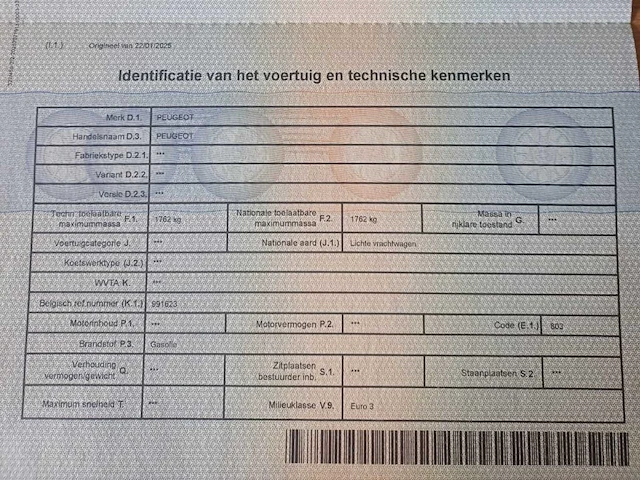 Peugeot partner lichte vracht 1.9 diesel - 175.598 km - trekhaak - ruime afgesloten laadruimte - afbeelding 9 van  17