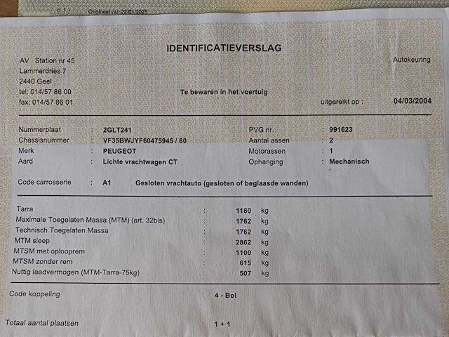 Peugeot partner lichte vracht 1.9 diesel - 175.598 km - trekhaak - ruime afgesloten laadruimte - afbeelding 6 van  17