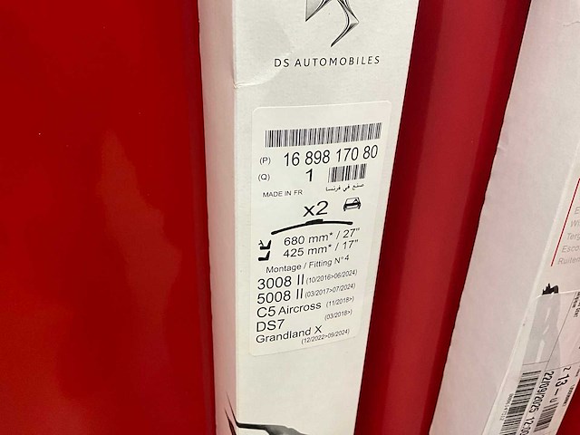 Peugeot/citroën/ds ruitenwissers (12x) - afbeelding 2 van  13