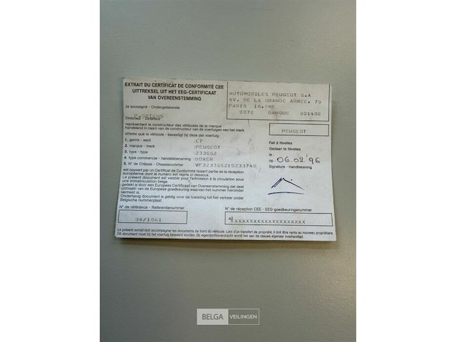 Peugot boxer camionette - afbeelding 20 van  36