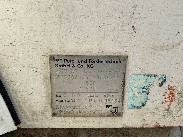 Pft silomat stucadoorsmateriaal - afbeelding 20 van  23