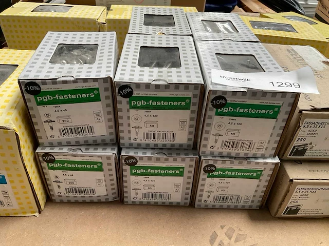 Pgb fasteners divers bevestigingsmateriaal - afbeelding 4 van  9
