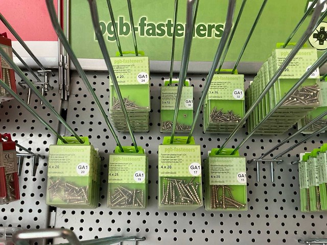 Pgb-fasteners partij schroeven - afbeelding 7 van  12