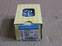 Pgbfast plaatschroef din 7981c-h ø4,20x13 zn/200 - afbeelding 1 van  3