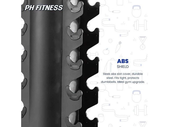 Ph - verticale dumbelltoren 1-10kg - nieuw - dumbbells and weights - afbeelding 5 van  5