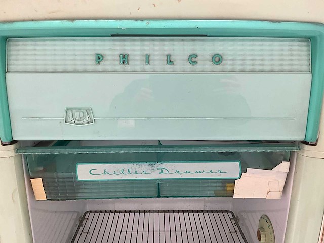 Philco vintage decoratieve koelkast - afbeelding 4 van  4