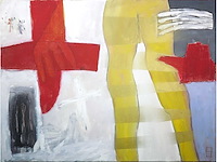 Philip vencken - gemengde techniek op doek - afbeelding 1 van  5