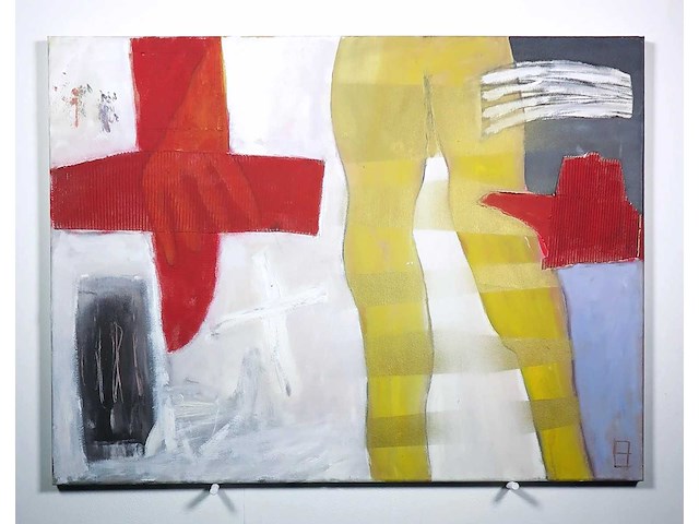 Philip vencken - gemengde techniek op doek - afbeelding 2 van  5