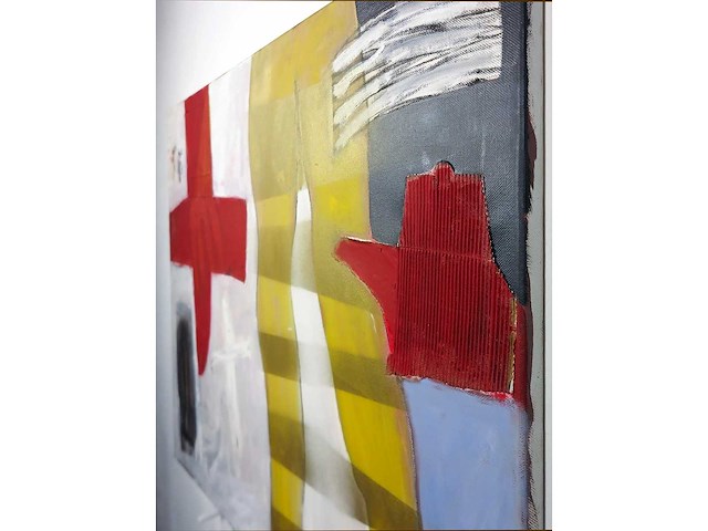 Philip vencken - gemengde techniek op doek - afbeelding 4 van  5