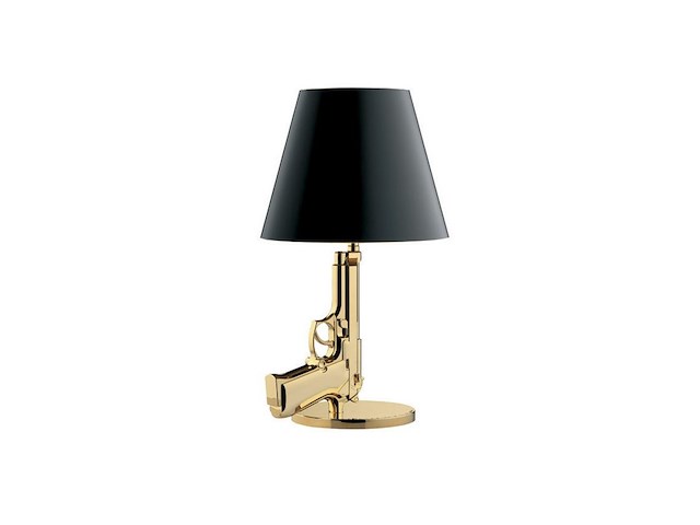 Philippe starck - tafellamp - "gun bedside lamp"- flos - italië - afbeelding 2 van  6