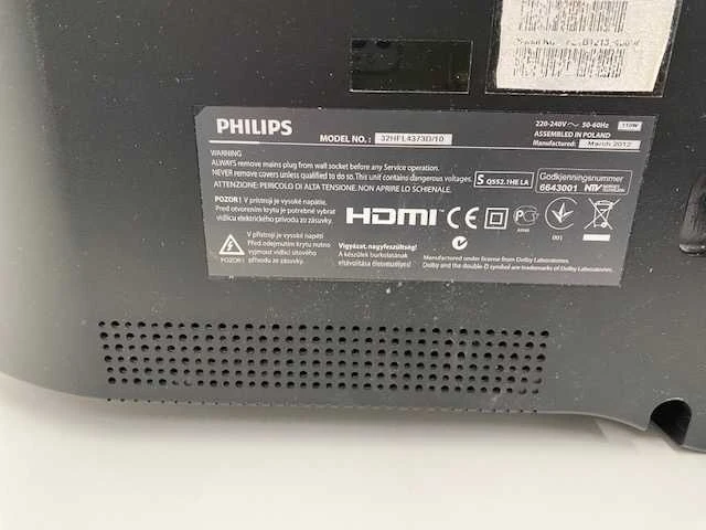 Philips - 32hfl4373d/10 - television (2x) - afbeelding 6 van  6