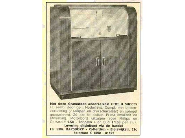 Philips - ag 1000 - johan drager - vintage platenspeler - afbeelding 10 van  10