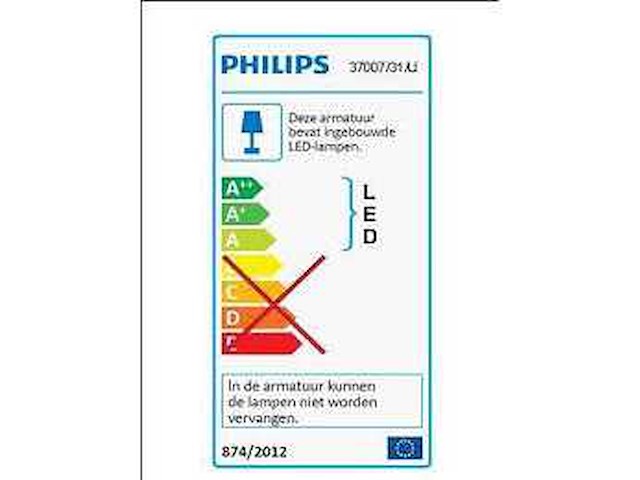 Philips - lirio led 3700731li - slimme verlichting (10x) - afbeelding 2 van  2