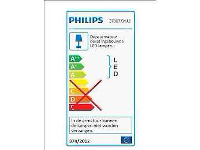 Philips - lirio led 3700731li - slimme verlichting (3x) - afbeelding 2 van  2