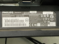 Philips 223v5l 22” monitor (2x) - afbeelding 2 van  2