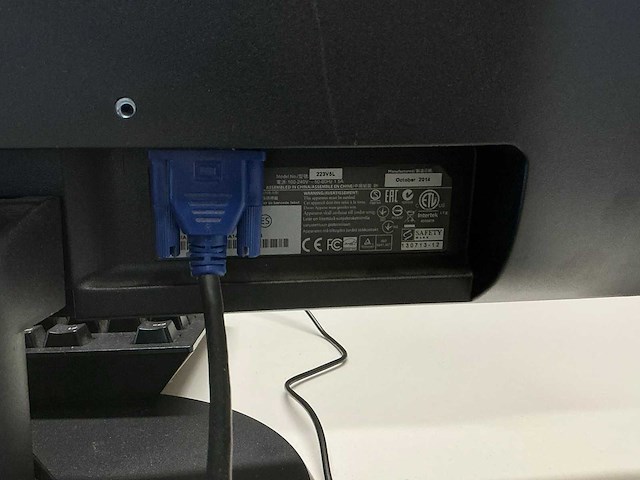 Philips 223v5l 22” monitor (4x) - afbeelding 3 van  4