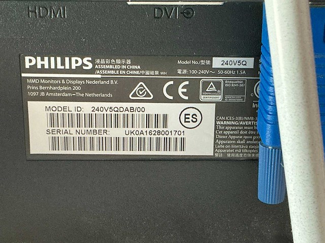 Philips 24” monitor - afbeelding 2 van  5