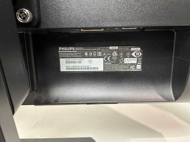 Philips 243v monitor (4x) - afbeelding 5 van  6
