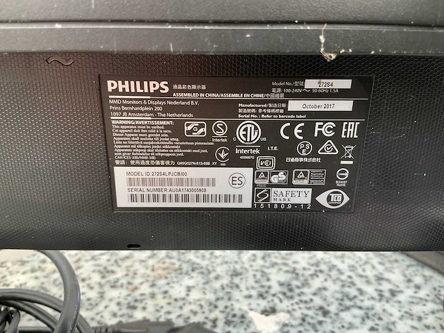 Philips 272s4 monitor 27” - afbeelding 2 van  2