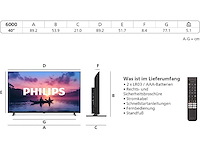 Philips 32phs6000 hd led smart tv - 32 inch - afbeelding 3 van  4