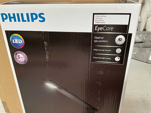 Philips 7i665 crane bureaulamp (4x) - afbeelding 2 van  3