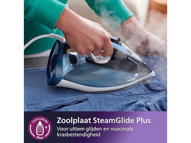 Philips azur 7000 series stoomstrijkijzer - afbeelding 4 van  5
