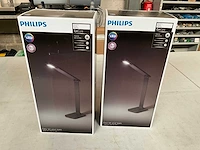 Philips crane eyecare bureaulamp zwart (2x)