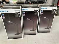 Philips crane eyecare bureaulamp zwart (3x)