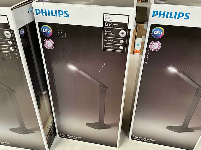 Philips crane eyecare bureaulamp zwart (3x) - afbeelding 2 van  4