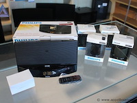 Philips docking system voor ipod/iphone met afstandsbediening, 2x philips bluetooth mini speaker, werking niet gekend - afbeelding 2 van  2