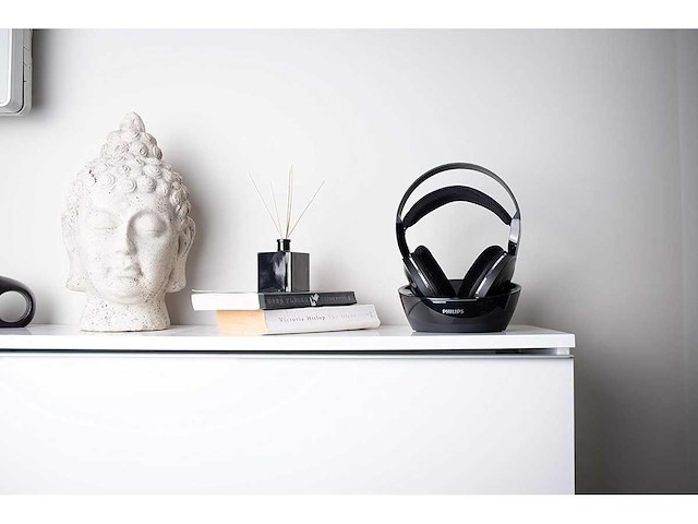 Philips draadloze tv koptelefoon over ear shd8850/12 - afbeelding 2 van  3