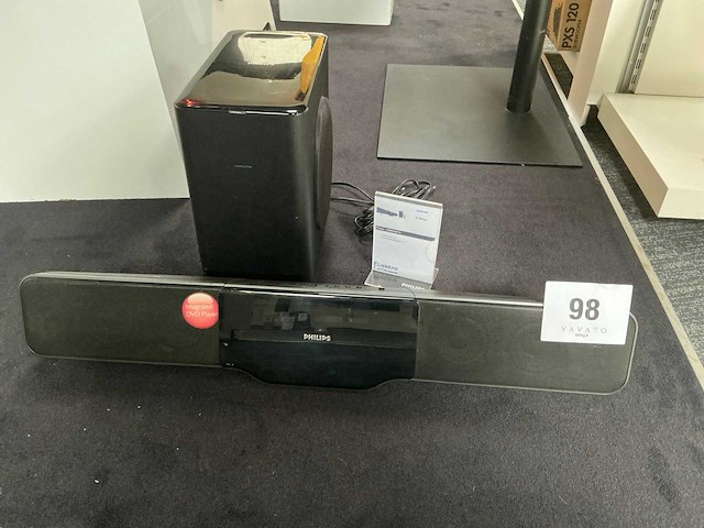 Philips hsb4352/12 dvd home theater system - afbeelding 1 van  6