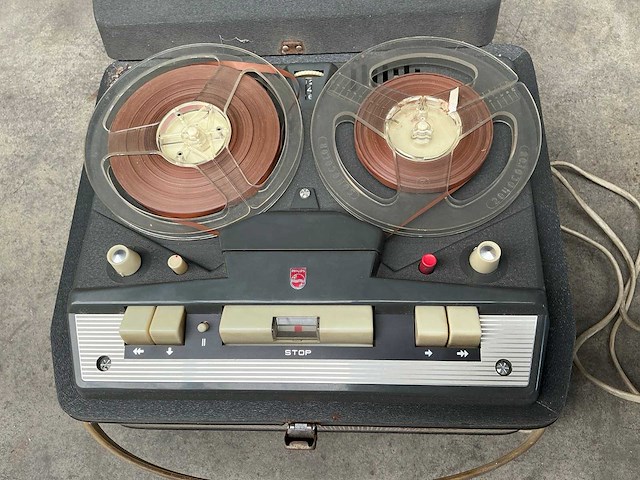 Philips l3541 vintage magnetofoon - afbeelding 1 van  3