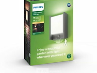 Philips led buitenwandlamp - 2700k warmwit - met sensor - afbeelding 1 van  4