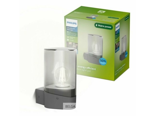 Philips led buitenwandlamp e27 - 2700k warmwit - 4w - afbeelding 2 van  4
